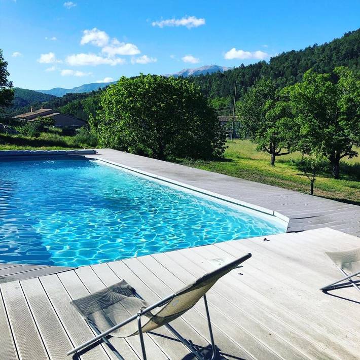 Maison d’hôte pour 2 personnes, avec jardin ainsi que piscine et vue, animaux acceptés à Buis-les-Baronnies - 4