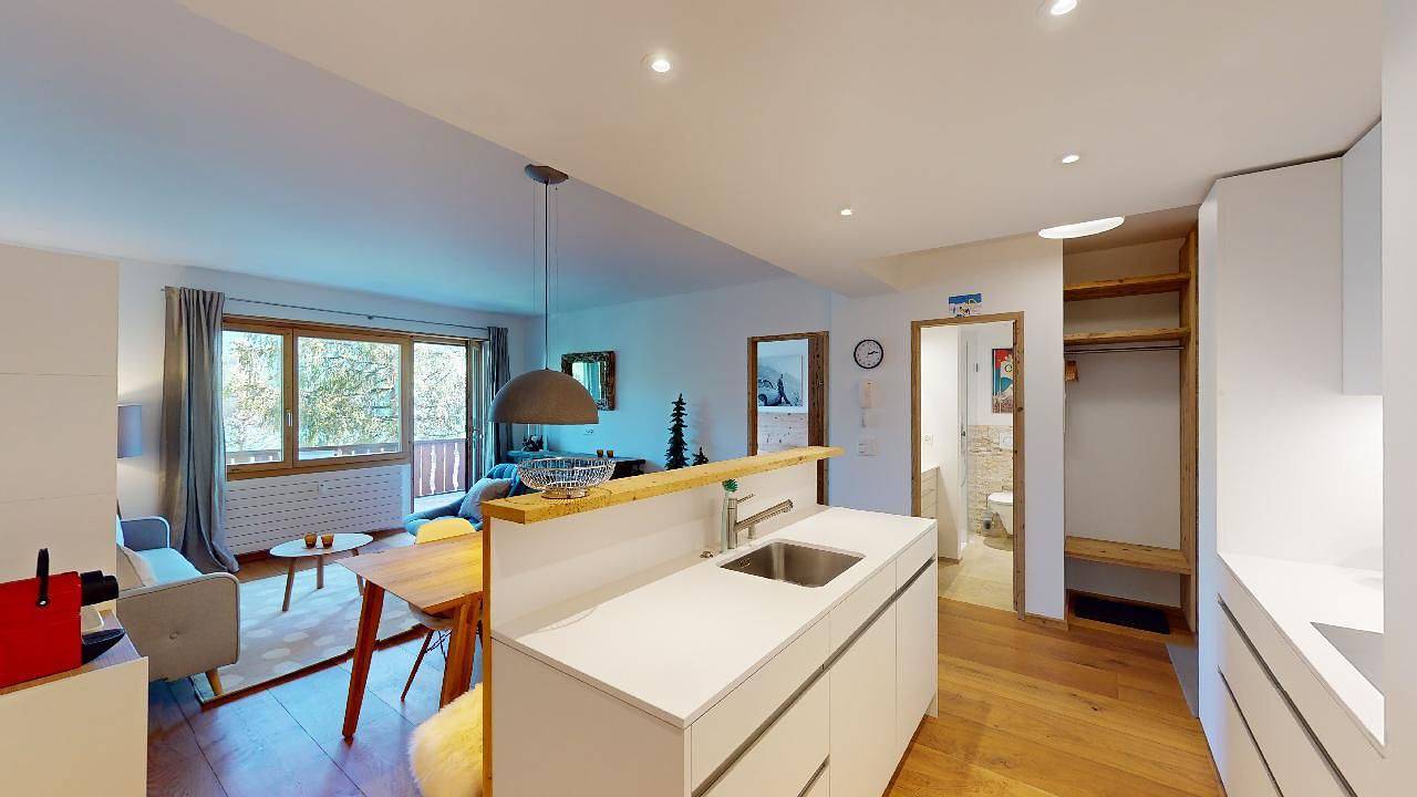 Ganze Ferienwohnung, Apartment Sungold - 2.5-Zimmerwohnung mit Seeblick in St. Moritz in St. Moritz, Oberengadin