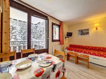 Gîte pour 4 personnes, avec balcon dans Les Trois Vallées