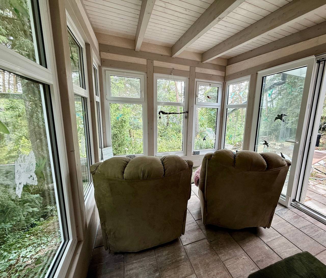 Vakantiehuis Waldzauber 2 met uitzicht op het meer, privéterras en tuin, foto 14