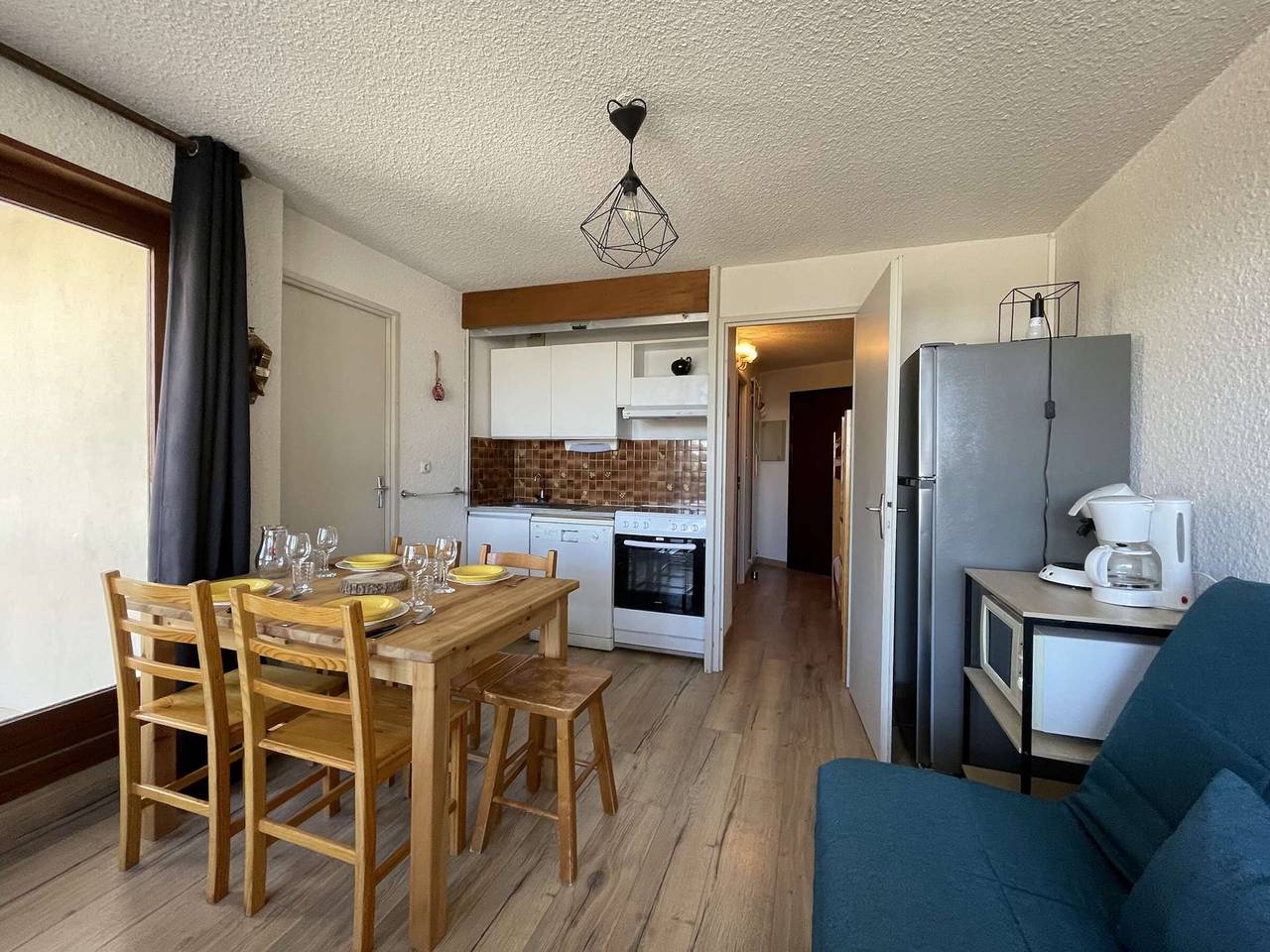 Appartement entier, Charmant Studio 4 Pers avec Balcons, Parking et Accès Direct aux Pistes – Montgenèvre in Montgenèvre, Région de Briançon