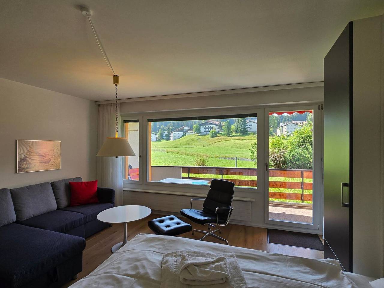 Ganze Wohnung, 1 Zimmer-Ferienwohnung im Herzen von Parpan in Churwalden, Plessur Alpen