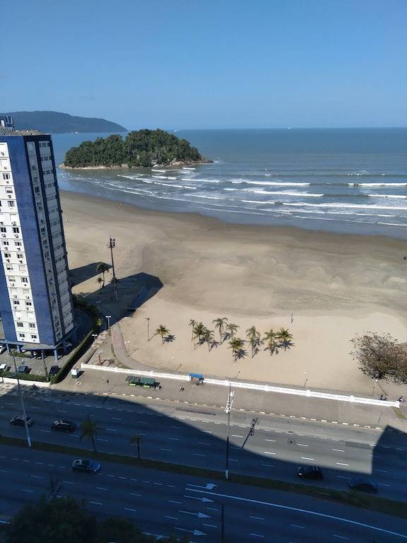 Ganze Wohnung, Gemütliches Apartment mit Panoramablick. in Santos, Baixada Santista