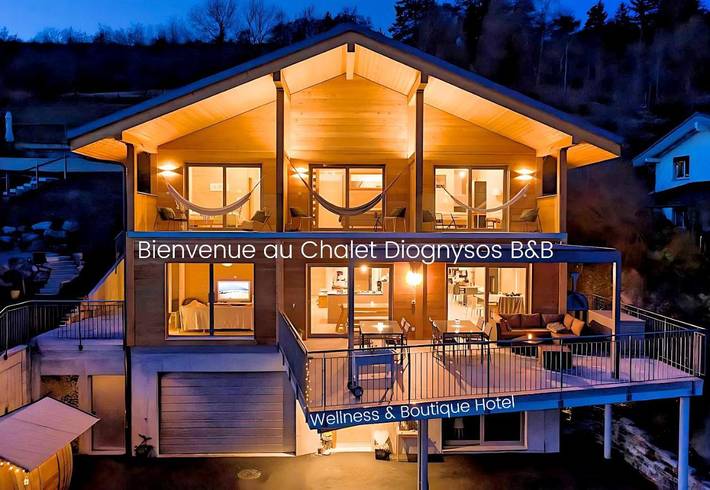 Chambre d’hôte pour 4 personnes, avec sauna ainsi que jardin et vue dans Valais