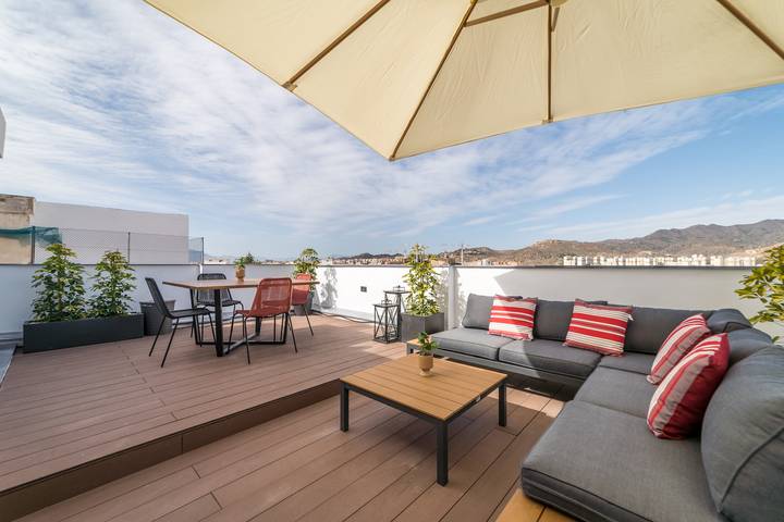 Ferienwohnung für 4 Personen, mit Terrasse in Altstadt Málaga - 2