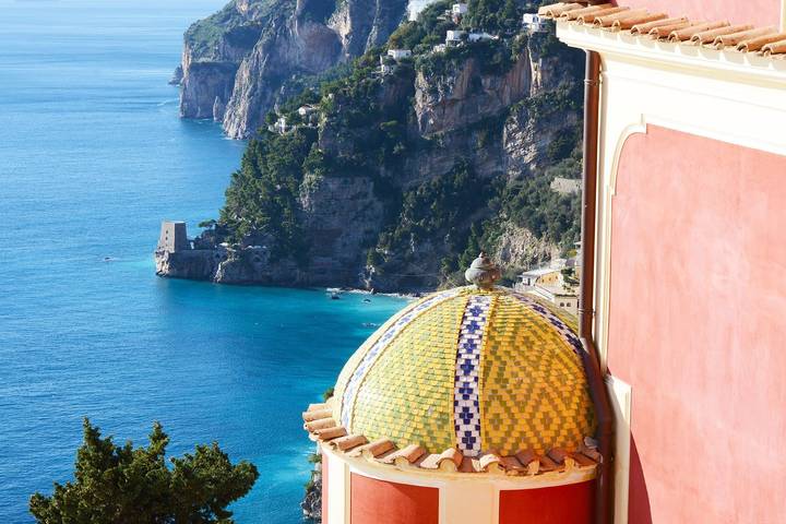 Villa mit pool für 10 Personen, mit Whirlpool und Terrasse sowie Sauna und Garten in Positano