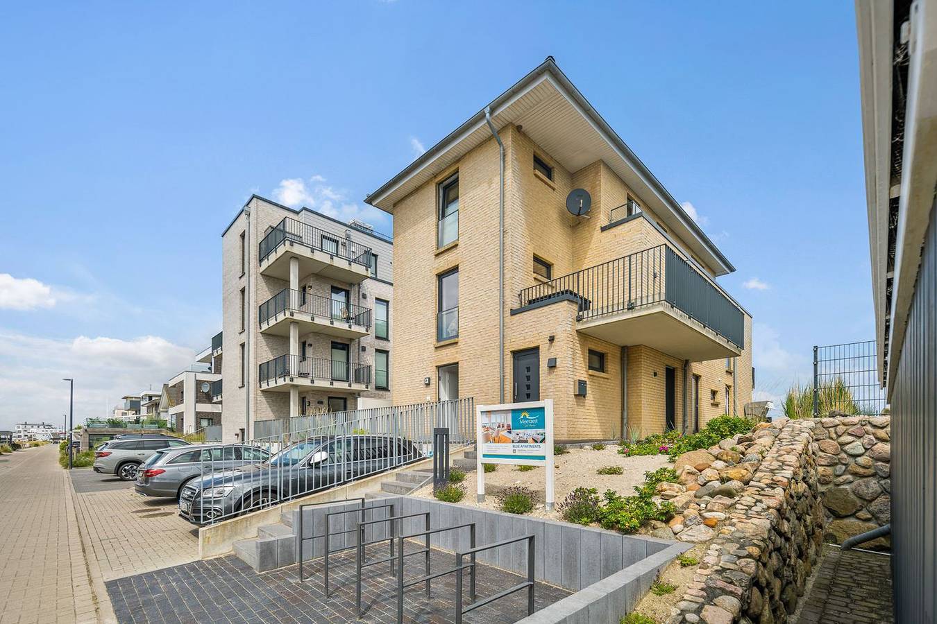 Ganze Wohnung, Ferienwohnung "Blue Sea": Modern-maritim mit freiem Blick auf die Ostsee & Sauna in Olpenitz, Kappeln