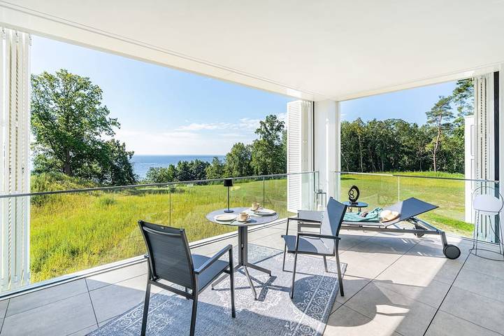 Villa für 4 Personen, mit Sauna und Balkon sowie Garten, mit Haustier