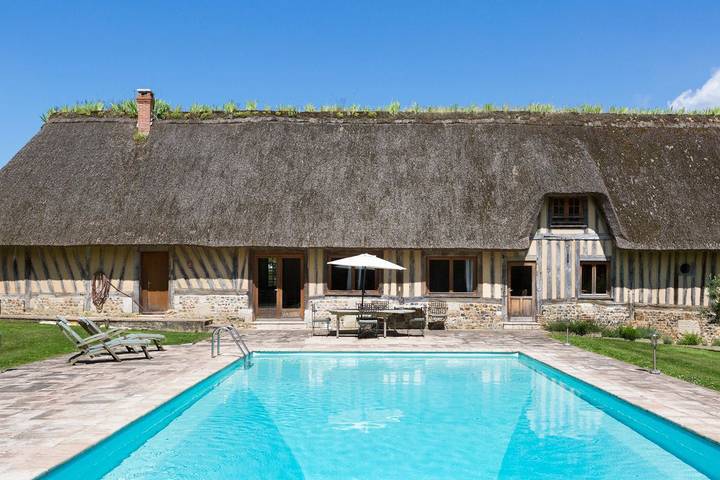 Château pour 28 personnes, avec jardin et terrasse, animaux acceptés en Normandie - 3