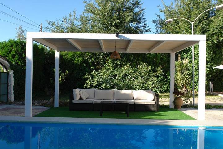 Casa de vacaciones para 8 personas, con vistas además de jardín y piscina en Comarca Metropolitana de Jaén - 4