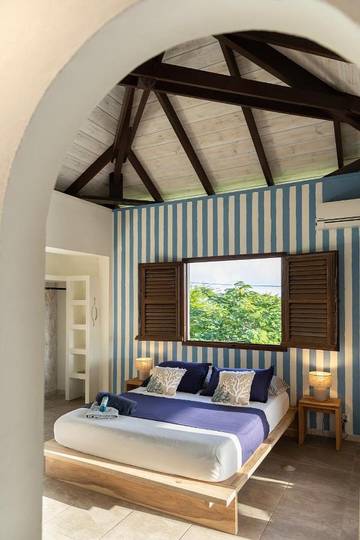 Gîte pour 2 personnes, avec vue et jardin dans Anse Mabouyas