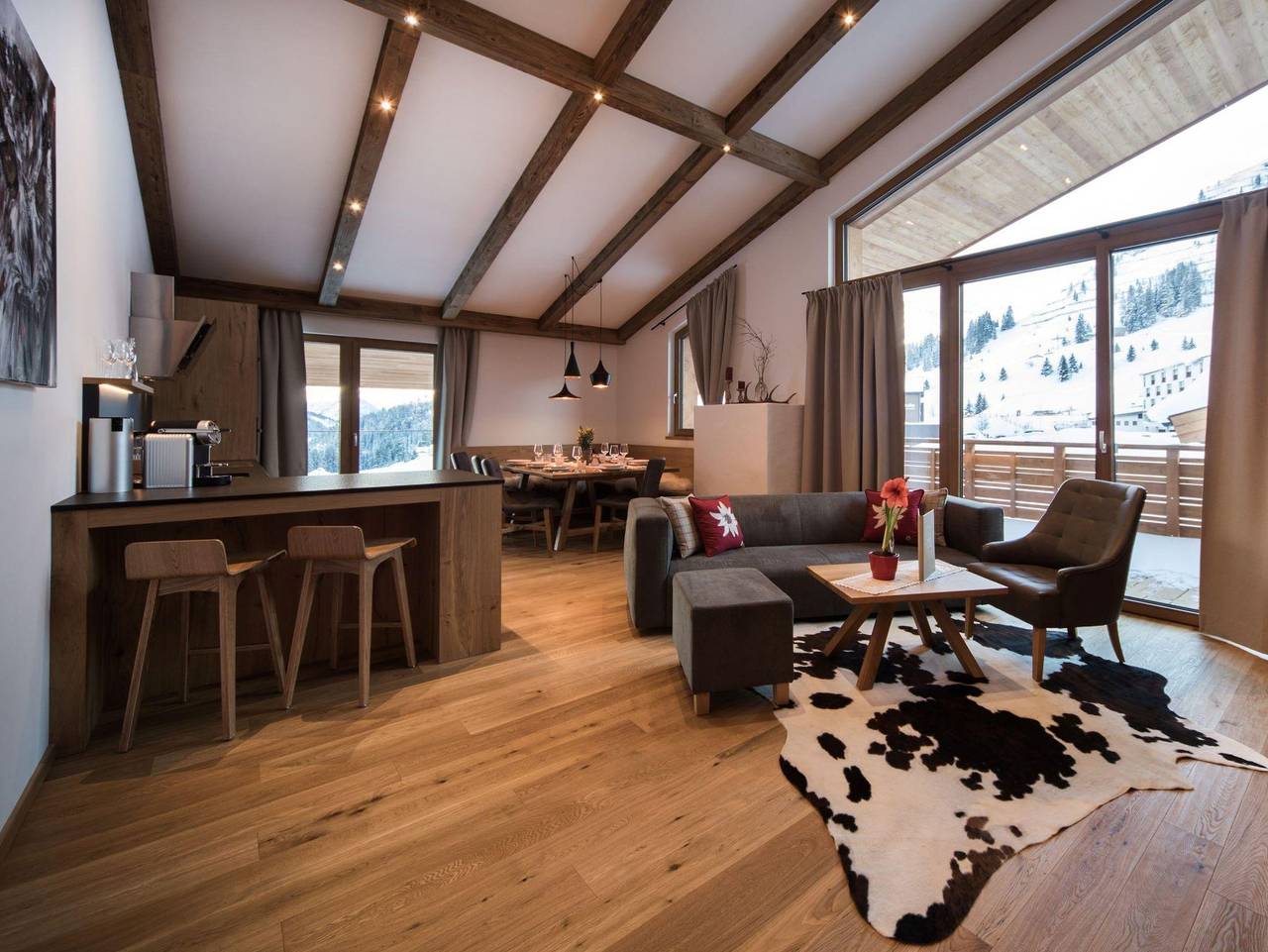 Ganze Ferienwohnung, Lux Alp Chalet - 2 - 5 Personen Chalet in Warth, Bregenzerwald