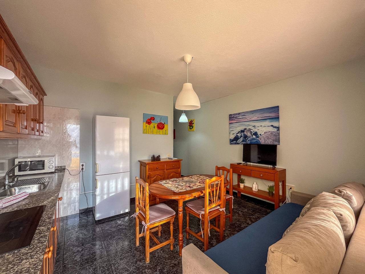 Appartement entier, Appartement de vacances pour 3 personnes avec vue in Callejones, Villa de Mazo