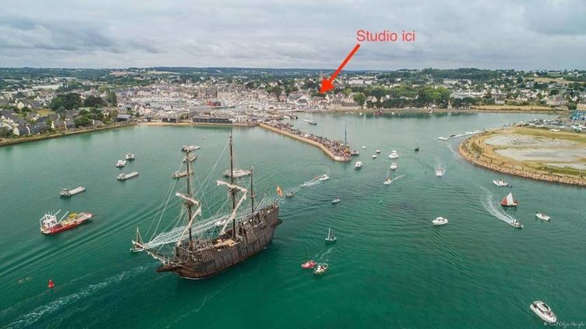 Gîte pour 2 personnes, avec balcon et vue dans Port de Paimpol - 4