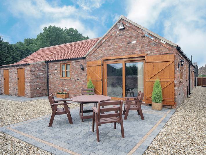 Log cabin for 4 people, with garden in Lincolnshire