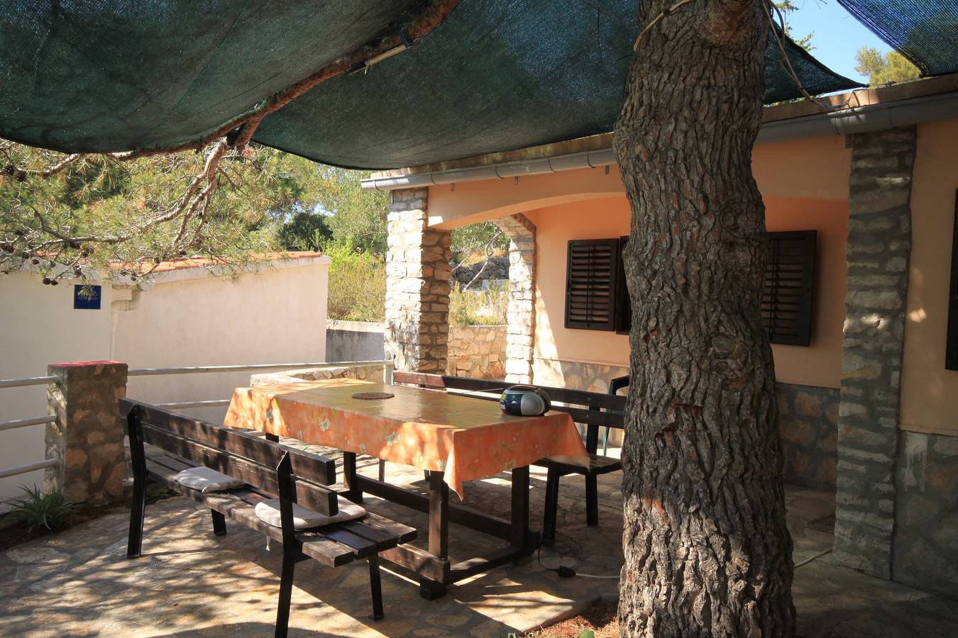 2-Zimmer-Haus am Strand Lavdara, Dugi otok K-8155 in Lavdara Region Zadar, Sali
