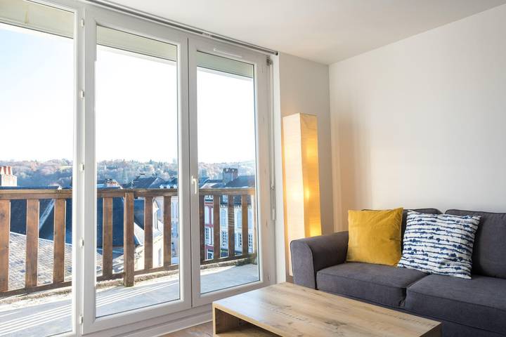 Maison de vacances pour 2 personnes, avec balcon, animaux acceptés