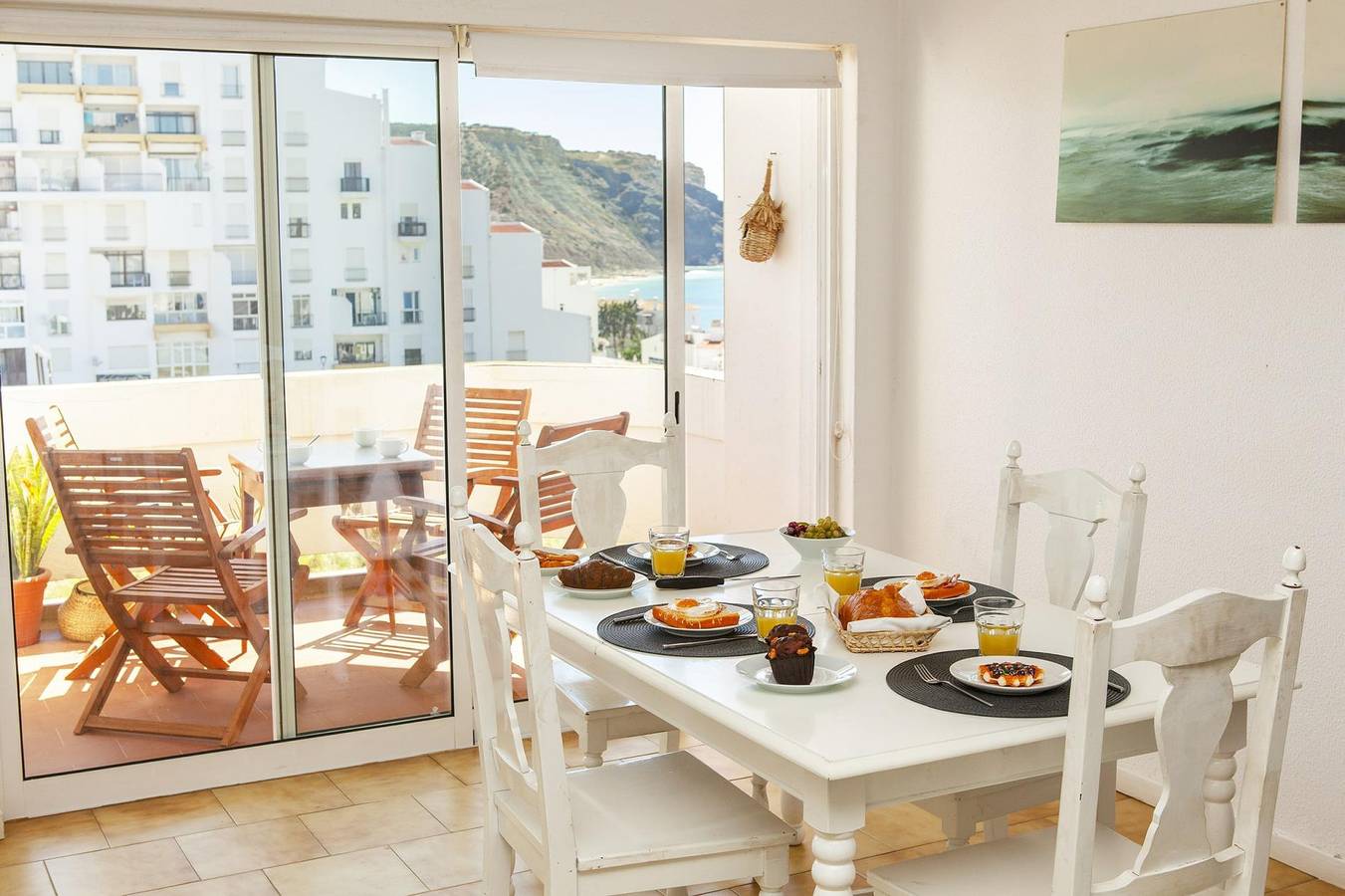 Ganze Wohnung, Ferienwohnung für 4 Personen mit Meerblick in Praia da Luz, Faro Distrikt