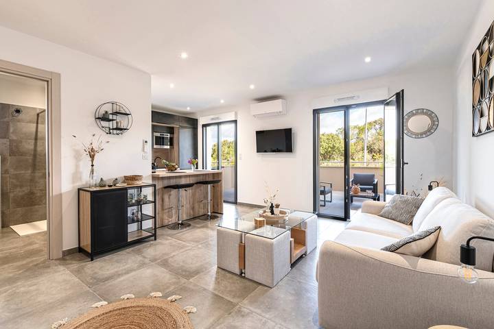 Appartement de vacances pour 2 personnes, avec terrasse en Corse-du-Sud