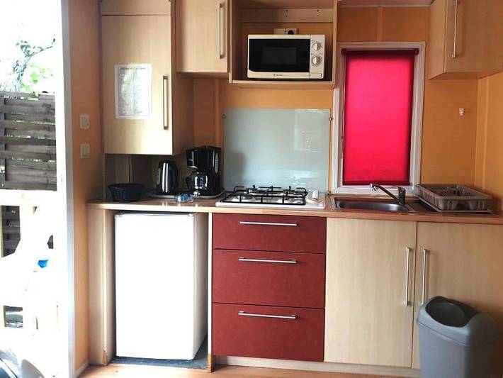Mobil home pour 2 personnes, avec bassin pour enfant à Vogüé - 3