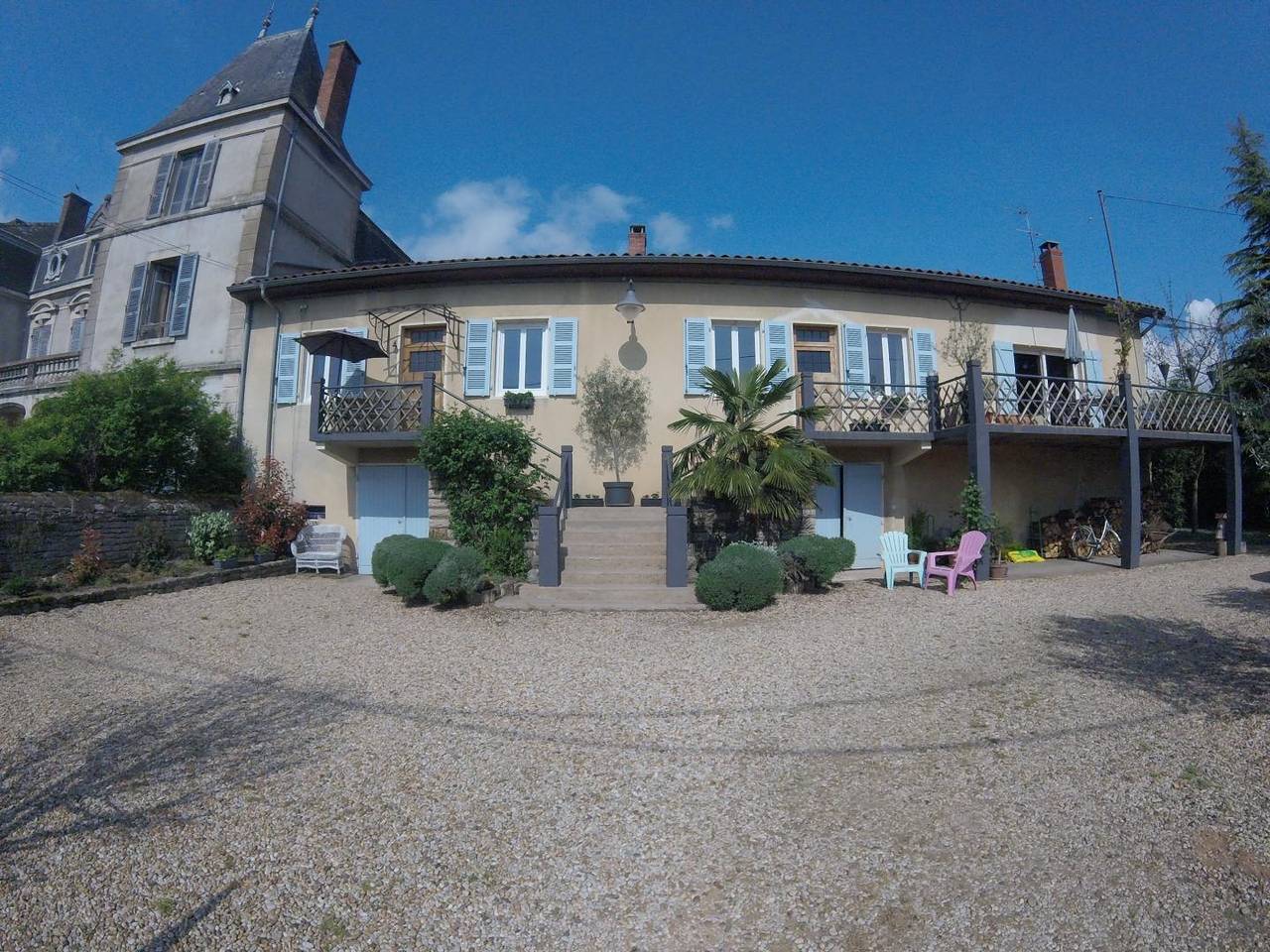 Gîte voor 5 personen met tuin in Montbellet, Mâcon en omgeving