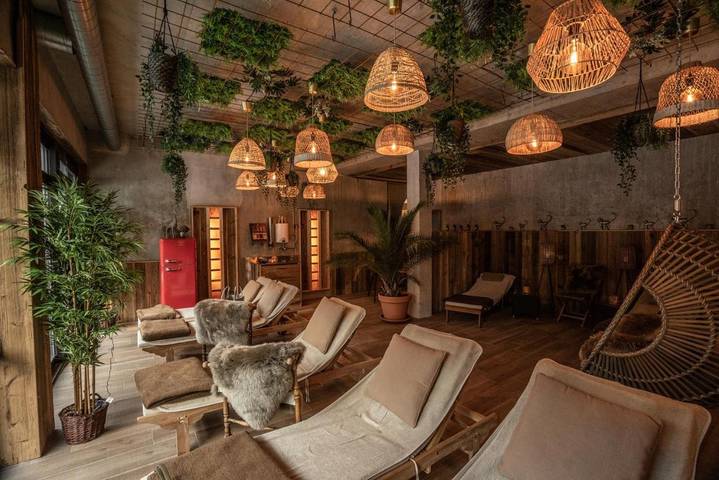 Hôtel pour 4 personnes, avec sauna ainsi que jardin et vue, animaux acceptés
