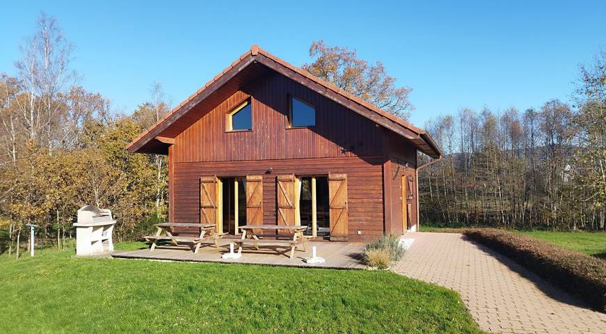 Chalet pour 8 personnes, avec terrasse et jardin