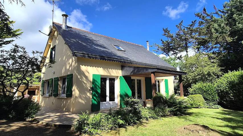 Ferienhaus für 7 Personen, mit Garten