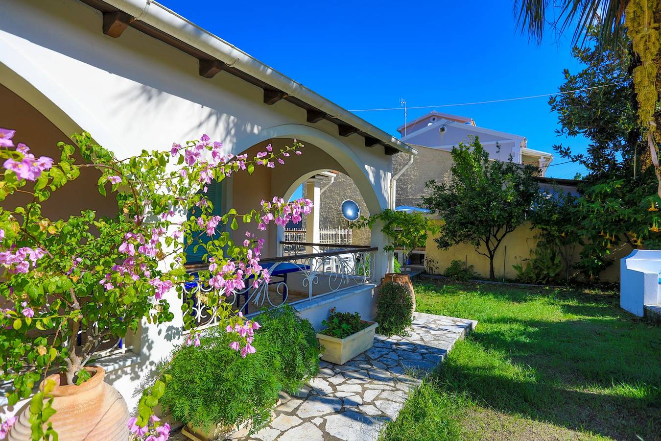 Villa per 8 persone con balcone in Corfù