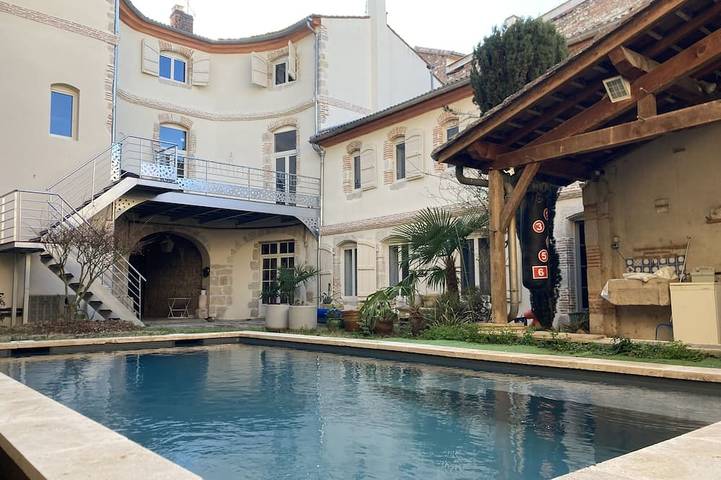 Agen hyper centre - Gîte 60m² avec piscine -  4 personnes in Agen, Quercy