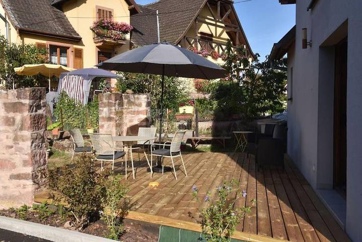 Location de vacances pour 4 personnes, avec vue et jardin à Thanvillé - 3