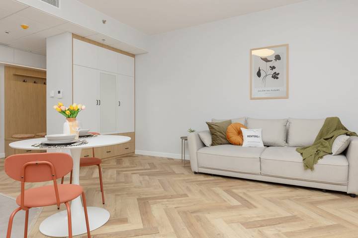 Vacation rental for 2 people, with balcony/terrace, with pets in Warsaw