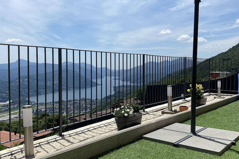 Ganze Wohnung, Sunny Apartment with garden and stunning view in Lisone, Cademario
