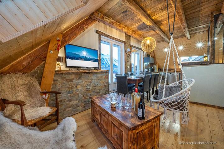 Gîte for 6 personer, med balkon og sauna - 1