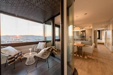 Ferienwohnung für 5 Personen, mit Ausblick in Wien