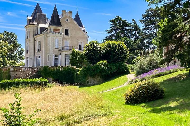 Château pour 15 personnes, avec terrasse et jardin en Indre-et-Loire - 3