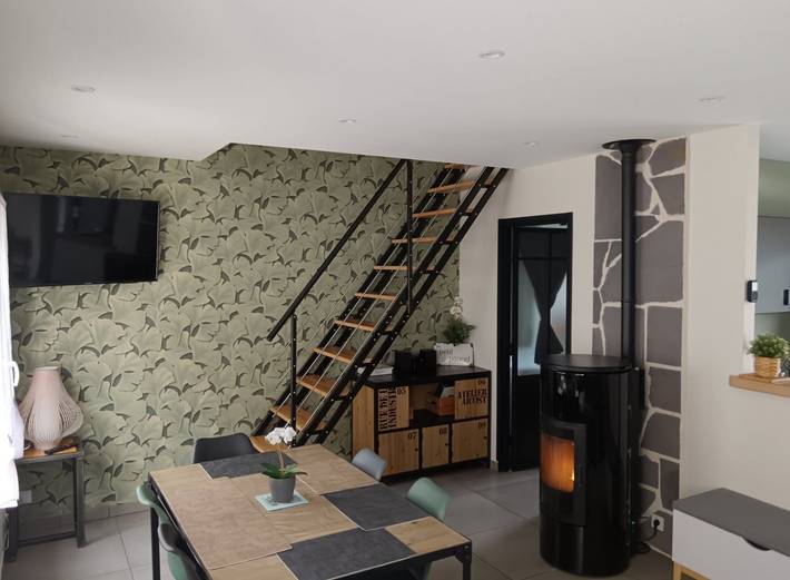 Gîte pour 5 personnes, avec jardin et terrasse