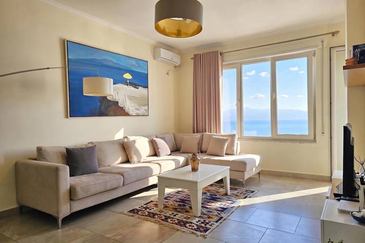 Ganze Wohnung, Happy Stay Vincent - 270 /w Sea View Balcony in Sarandë, Vlorë
