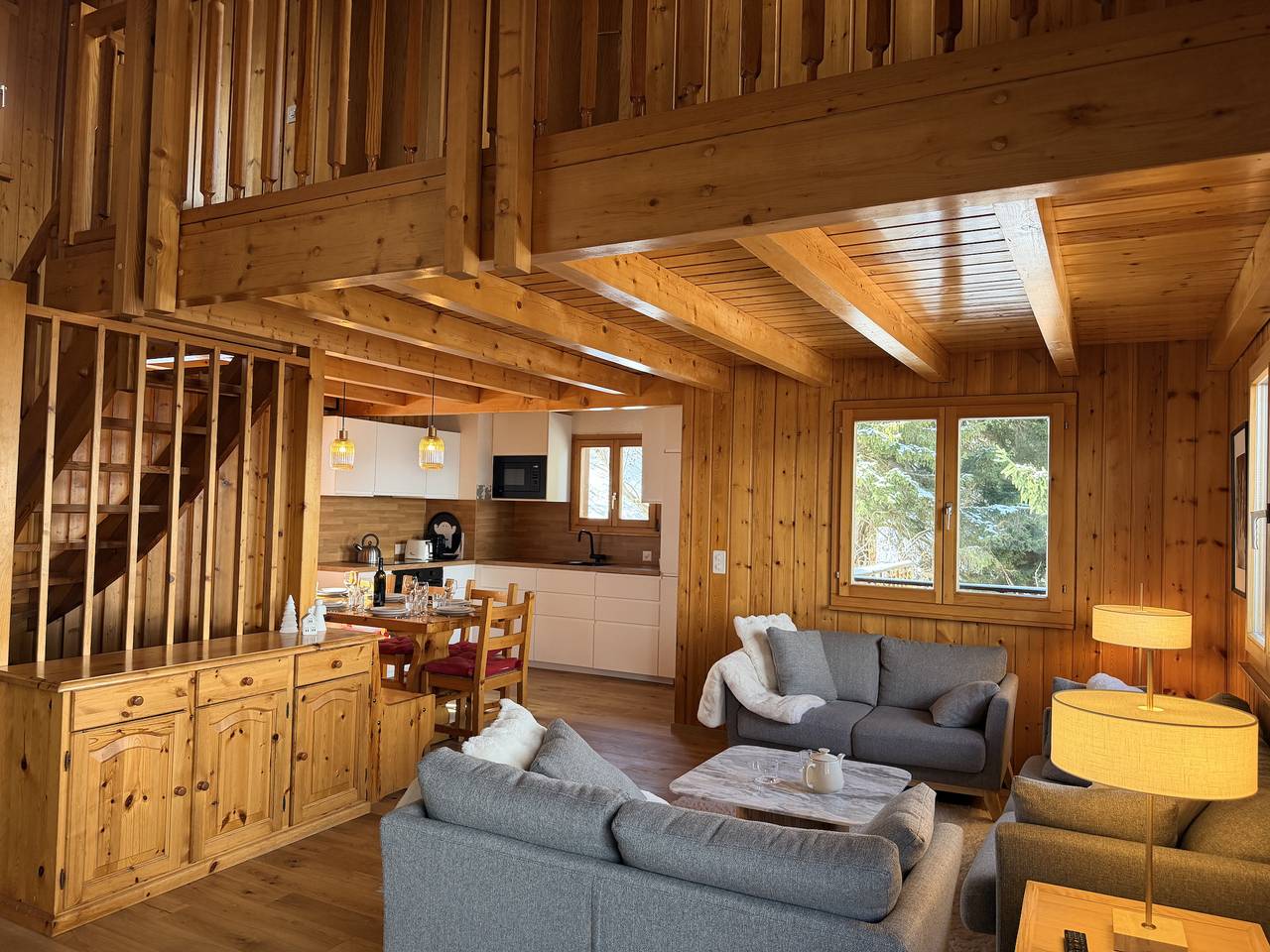 Fontannets 001 Cosy & Mountain chalet 10 pers in Salins (Sion), Sion