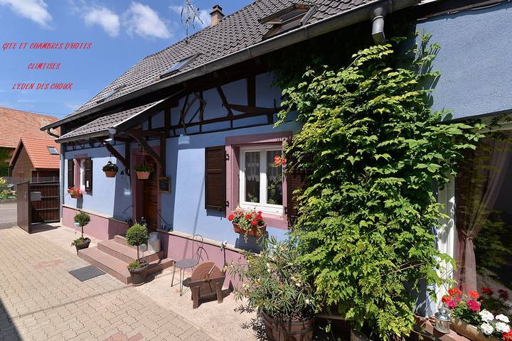 Cottage pour 2 personnes, avec jardin à Krautergersheim