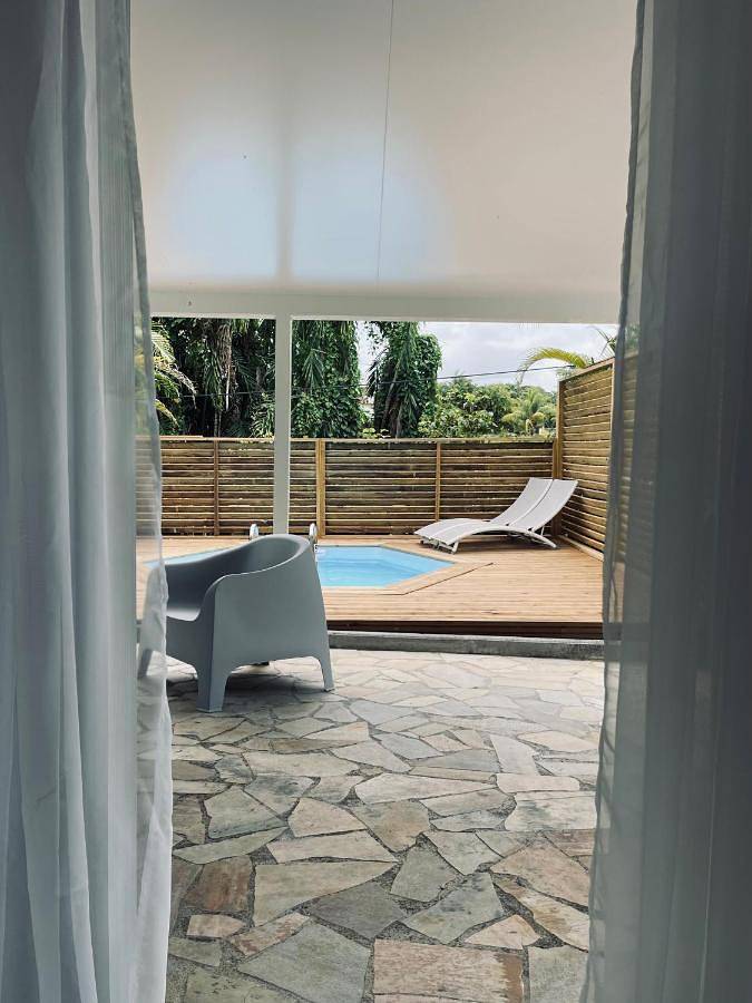 Appartement de vacances pour 2 personnes, avec piscine et jardin