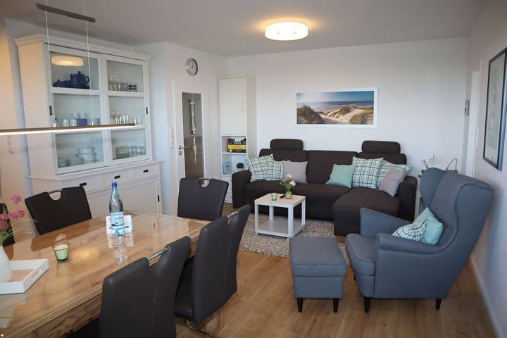 Ferienwohnung mit Meerblick für 4 Personen, mit Balkon in Horumersiel, Wangerland