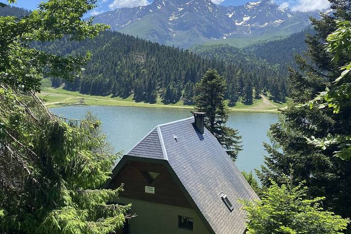 Chalet pour 6 personnes, avec Balcon et Jardin à Campan