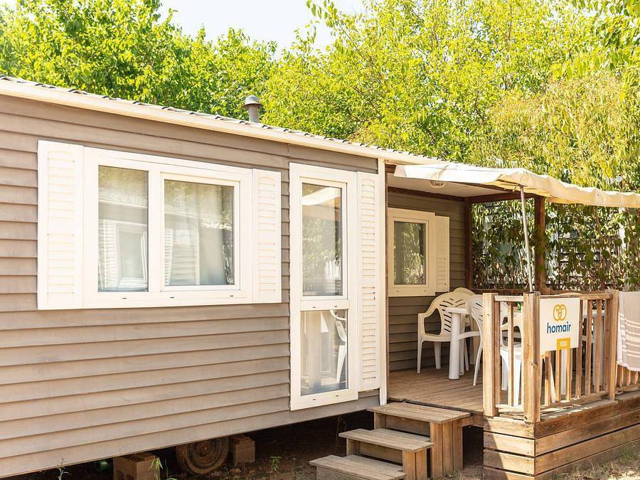 Alannia El Pinar - Bungalow 4 persons - Mobile home | Comfort | 2 Bedrooms | 4 Pers | Single terrace | Air conditioning | Tv in Els Pins Blanes, Blanes