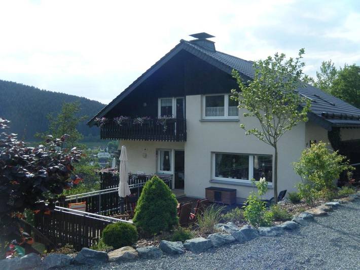 Vakantiewoning voor 4 personen, with Balkon and Terras as well as Uitzicht op het meer and Uitzicht in Niedersfeld