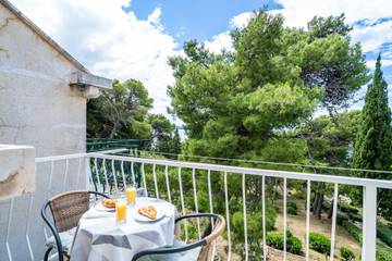 BnB für 2 Personen, mit Balkon und Meerblick in Kroatien