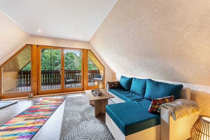 Ganze Wohnung, Ferienwohnung 'Lütt Stuv' mit privater Terrasse, Gemeinschaftsgarten und Wi-Fi in Fockbek, Rendsburg-Eckernförde