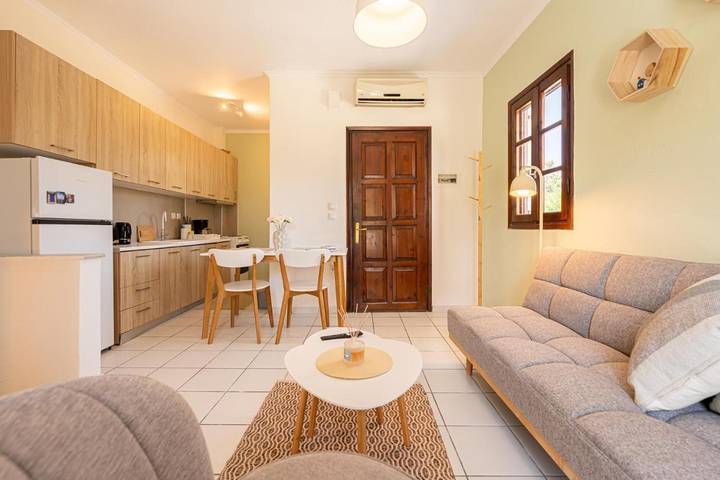Ferienwohnung für 6 Personen, mit Garten und Ausblick