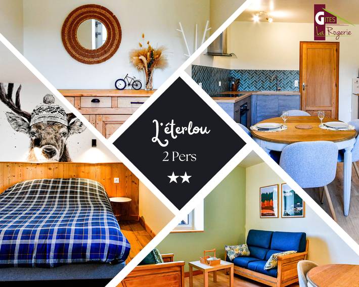 Gîte pour 2 personnes, avec jardin et balcon à Prénovel