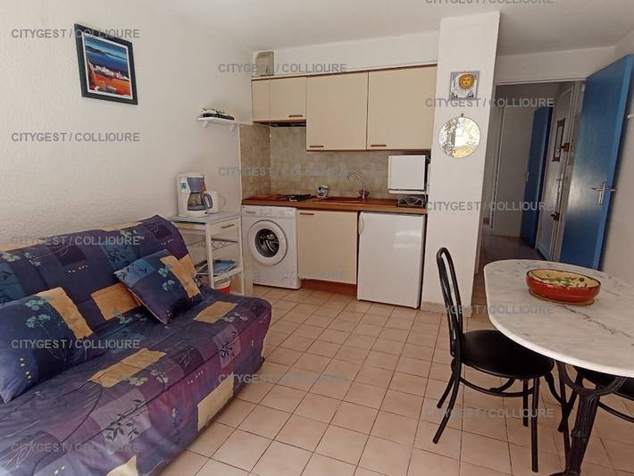 Ganze Wohnung, Collioure: Charmante F2, Proche Plage, Terrasse, Parking Privé in La Côte Vermeille, Collioure